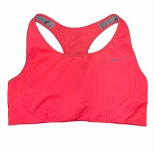 Nike Dri-Fit Red Pink Light Padded Sports Bra Sz S
